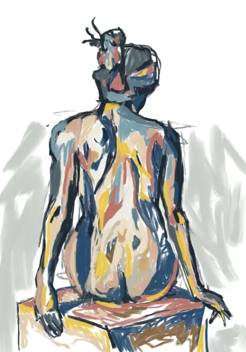 where she begins 7 day 251 Where She Begins 7, a digital study of the human figure.